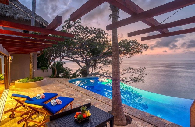 Oceanfront, Villa mit Meerblick in San Pancho