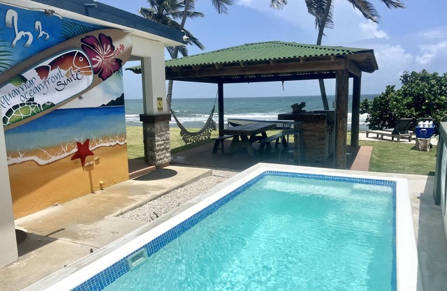 Oceanfront Suite with unique and amazing sunrises. Built memories with us...