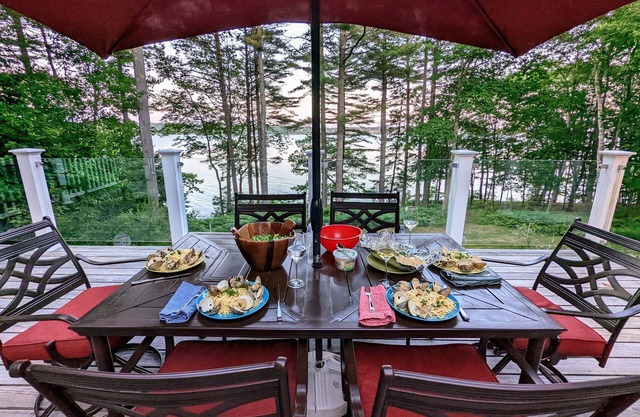 Oceanfront, views from every room! Spacious midcoast retreat with private dock