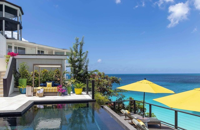 Oceanfront Villa with Private Beach Access