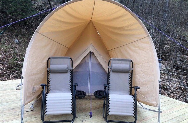 Okama Abon Bell Tent, River View Taino Woods 15 minutes to Bethel Woods Concerts