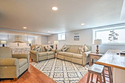 Old Orchard Beach Home with Patio Walk to Beach