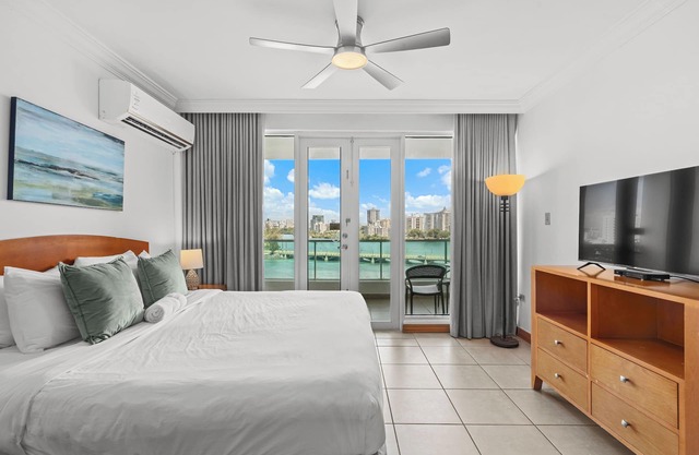 Old San Juan | Ocean Front Studio | Balcony | Water View