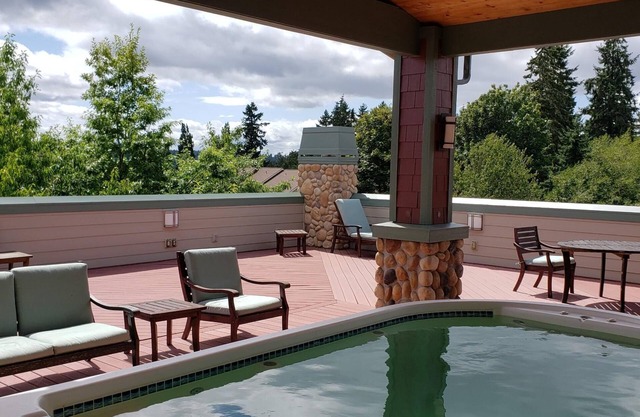 Swim spa/jacuzzi/sauna/rooftop deck just a 10-minute walk to Downtown Bainbridge