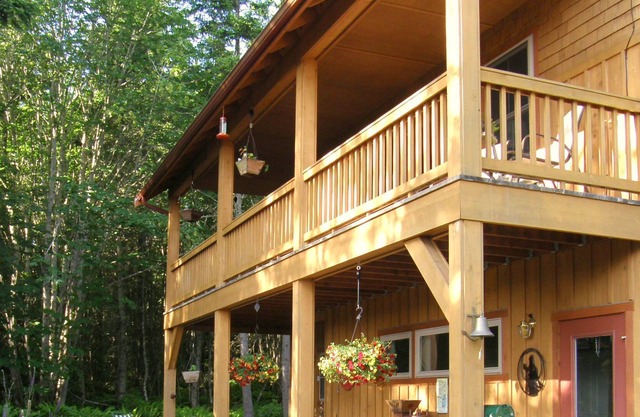Blick auf die Olympischen Berge und das Chimacum-Tal - Chimacum Ridge Lodge