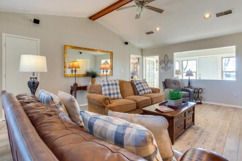 On-Site Lake Access and Fire Pit Bonham Home!