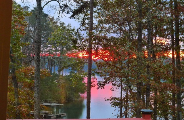 On the Lake Lake Living is all about the Lake views, sunsets and the dock!