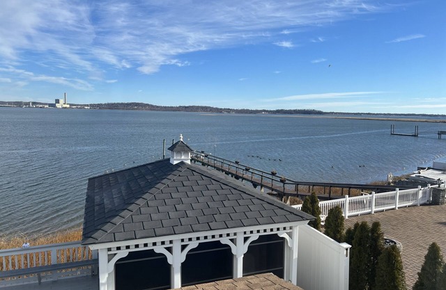 On waterfront with amazing views