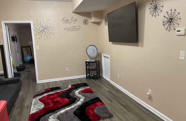 One bedroom fully furnished with a game room, entertainment room.