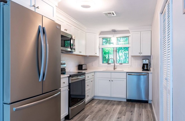 One level home, beautifully renovated home one mile to beach