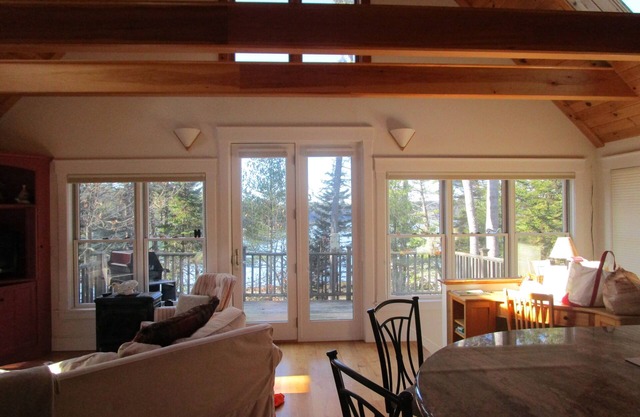 Open Plan Shorefront Hause mit Tiefwasser-Dock und Sonnenuntergänge
