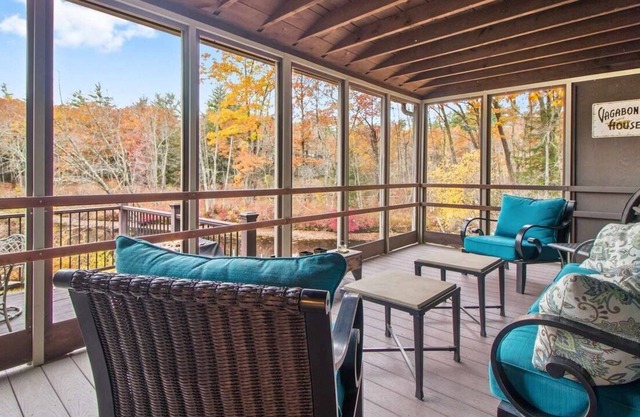 Ossipee Lake Waterfront Home with Private Boat Dock