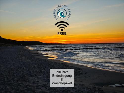 Ostsee-Urlaub-Zempin direkt am Küstenwald, nur wenige Minuten zum Strand, optimal für Paare mit Hund