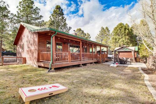 Overgaard Cabin with Private Deck, Grill and Fire Pit!