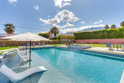 Palm Springs Backyard Oasis Golf, Bocci, PoolandSpa