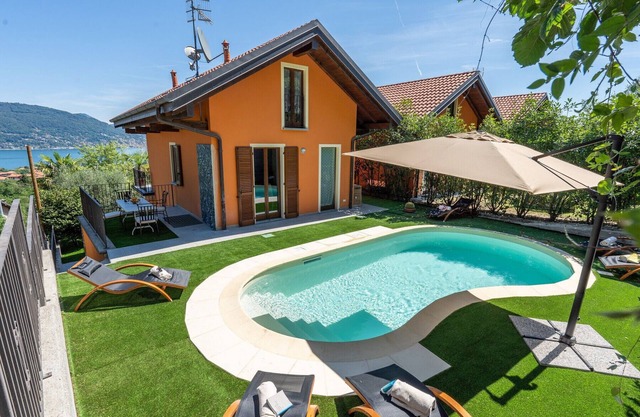 Palmito villa with pool in Baveno