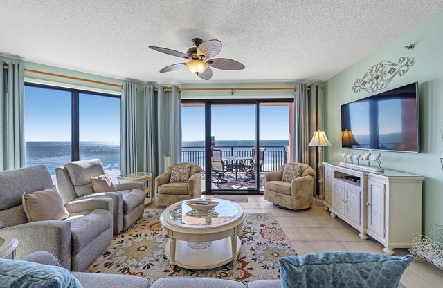 503W - Wunderschöner Blick auf den Golf von dieser 2BR / 2BA-Ferienwohnung am Strand!