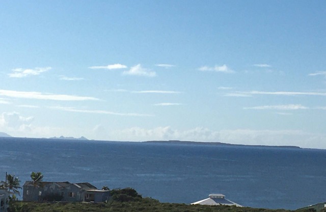 Panoramablick von blauen Horizonten