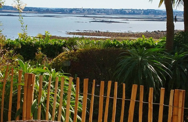 NEW Bei Wahl der Gezeiten PANORAMAUSBLICK auf BERRY OF MORLAIX, 50 m vom Strand entfernt
