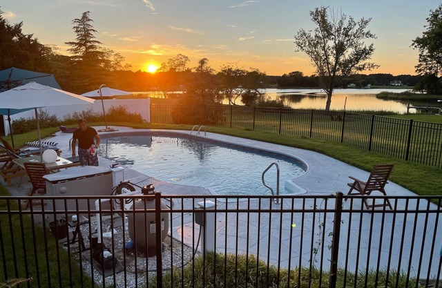 Paradise by the water with a private pool