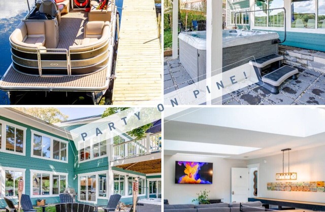 "Party on Pine" Pontoon & HotTub