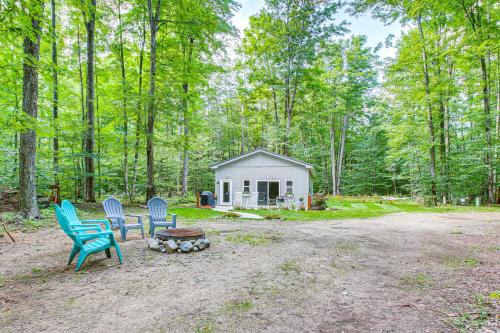 Patio, Grill and Fire Pit Traverse City Home