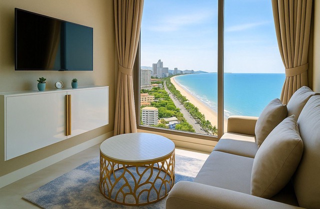 New Listing - Luxury Seaview Beachfront Skypool Copacabana Jomtien Pattaya Condo
