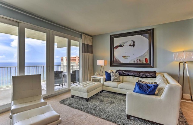 PCB Resort Condo with Balcony Walk to Beach!