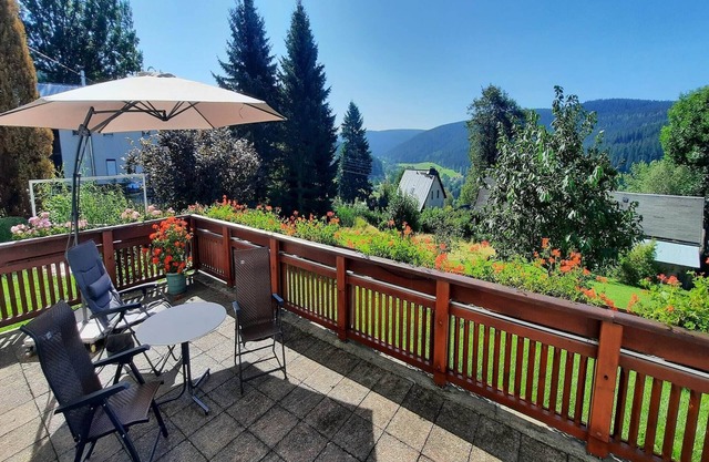 Ferienwohnung Irene - große Terrasse mit Ausblick