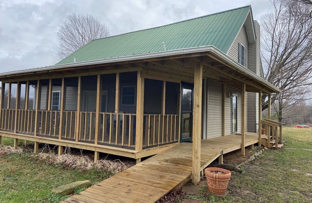 Peace and quiet of country living within minutes of city amenities.