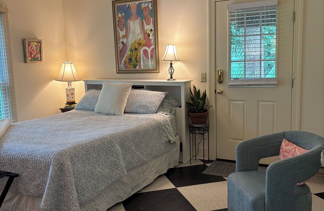 Peace Like A River is a charming one room efficiency, private entrance.