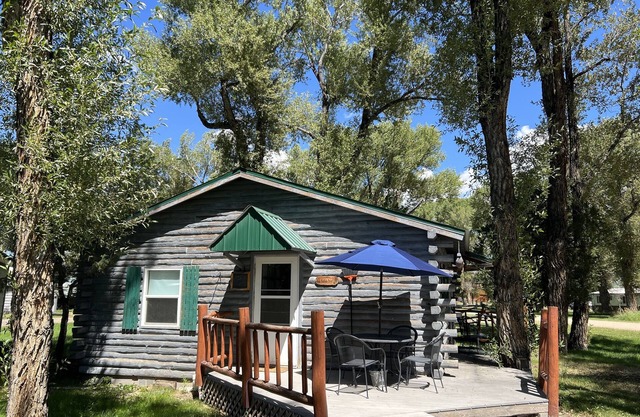 Cozy 2-bedroom Wyoming Cabin with deck and firepit