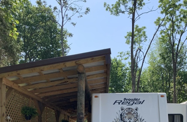 Peaceful Camper on the “High Bridge Trail”