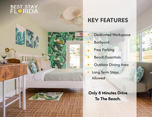 Peaceful Casita Near Hollywood Beach & Essentials
