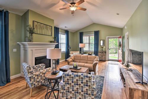 Peaceful Family-Friendly Home with Fireplace and Porch