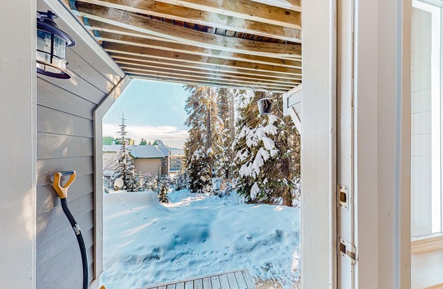 Peaceful mountain suite with open layout, internet, & W/D - walk to the lifts