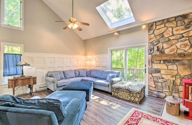 Peaceful New Market Cabin w/ Deck & Fire Pit!