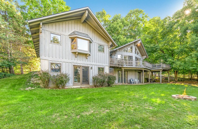Peaceful, two-story home with a firepit & washer/dryer - close to the beach