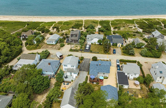 Peconic Sound Beach Home Backyard & Vineyards
