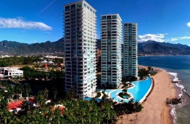 Halbinsel Vallarta-Luxuriöse / riesige Eigentumswohnung am Meer mit spektakulärer Aussicht