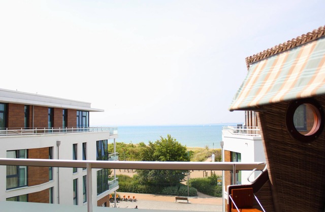 Penthouse-Apartment A-11 für 2 Gäste - tolle Lage mit Meerblick & 2024 renoviert