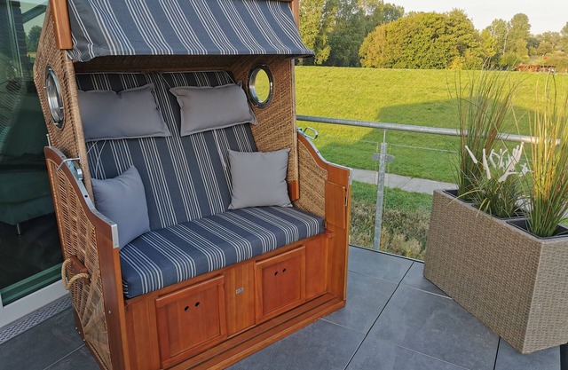 Penthouse "Captain Hook" mit traumhaftem Deichblick.
