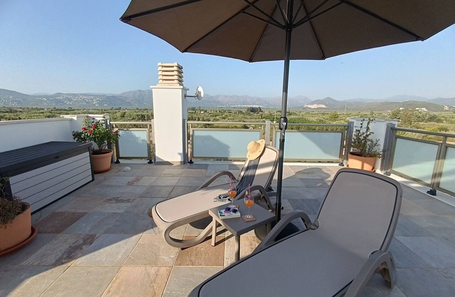 Penthouse "Casa Lobo" Einzigartiger Rundumblick auf das Meer und die Berge.