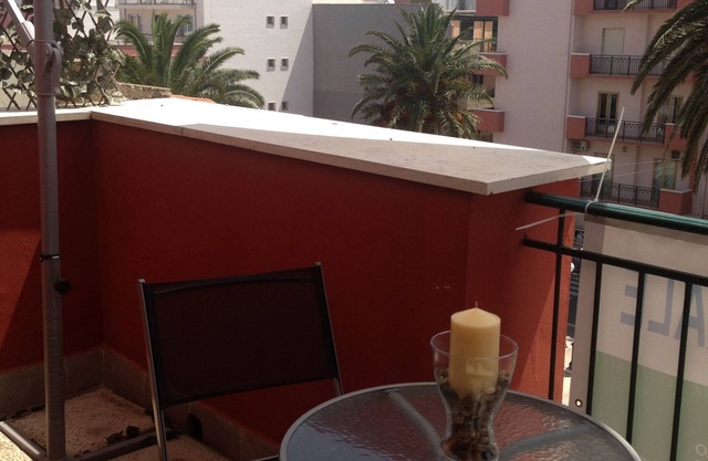 Penthouse in the town's pricipal square. Close to the sea to the spa to shopping