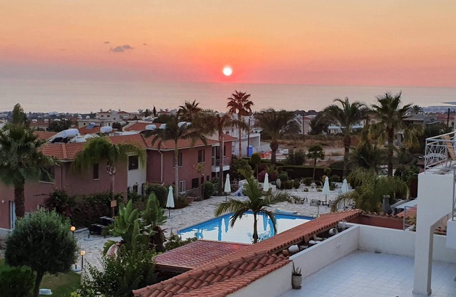 Penthouse Meerblick Apartment in Tala, Paphos, Zypern