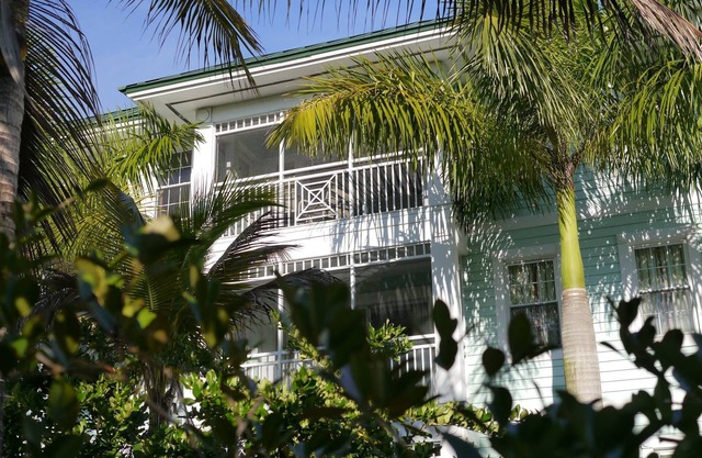 Oberste Etage mit seitlichem Blick auf den Hafen von Charlotte