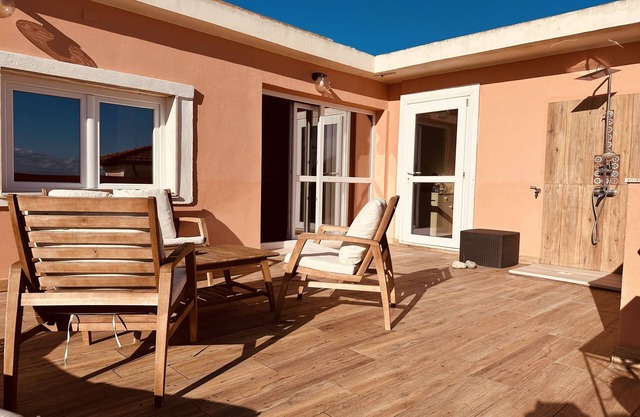 Penthouse with panoramic terrace on the Poetto seafront in Cagliari