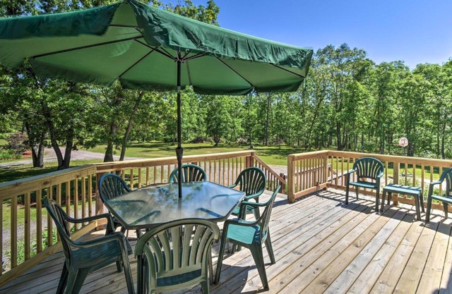 People and Paws Home with Fenced Yard by the Dells!
