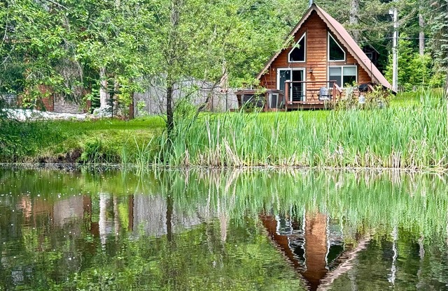 Perch - Waterfront A-Frame 2BR Cabin w/ Hot Tub and Stylish Design