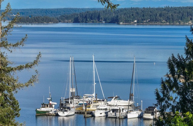 Pet/Family Friendly Getaway w/ Rainier and Marina Views Spacious Outdoor Space